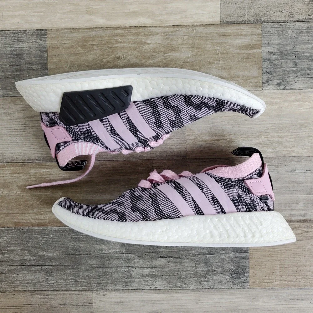 adidas NMF R2 Primeknit Shoes Womens Size 8.5 Sneakers Casual Shoe BY9521